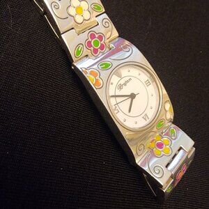 Brighton Floral Cuff Watch